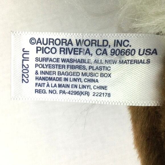 Breyer Aurora Paint Horse 2022 7" Brown White Plush Soft Stuffed Animal - Picture 7 of 9